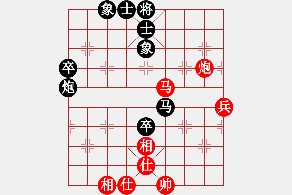 象棋棋譜圖片：分紅比例符合技術(shù)開 和 天涯咫尺 - 步數(shù)：80 