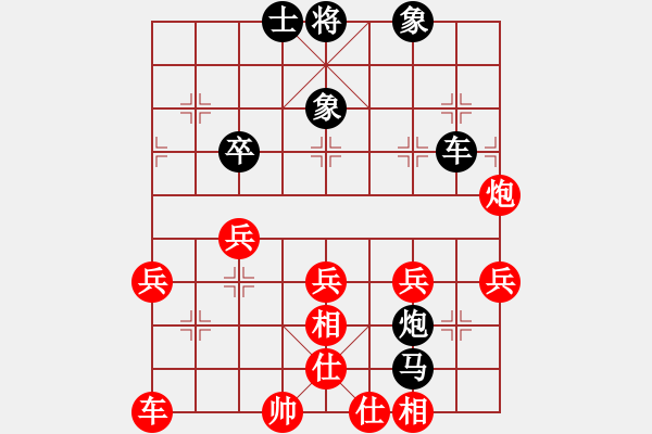 象棋棋譜圖片：2023.3.1.3中級場后勝仙人指路對卒底炮 - 步數(shù)：46 