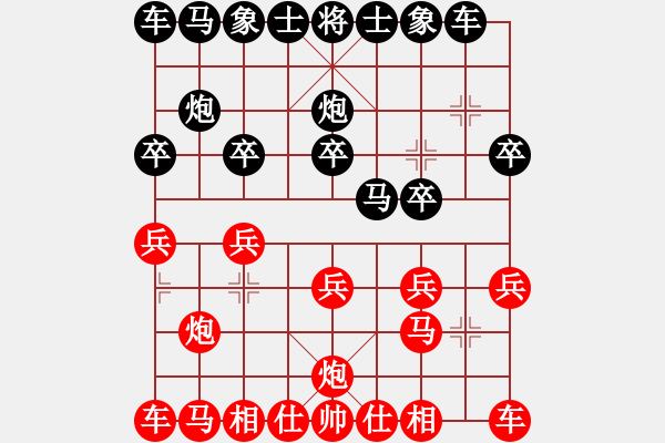 象棋棋譜圖片：香蕉個巴拉(電神)-勝-奧巴牛(5星) - 步數：10 