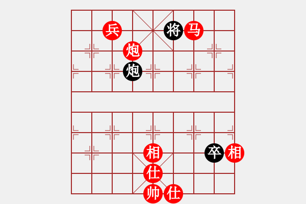 象棋棋譜圖片：棋局-4444b2N A - 步數(shù)：70 