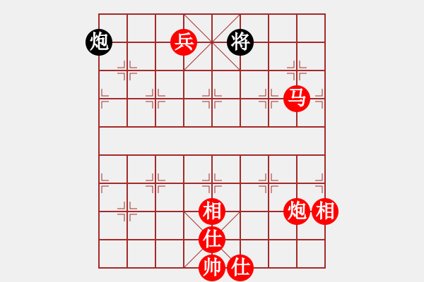 象棋棋譜圖片：棋局-4444b2N A - 步數(shù)：80 