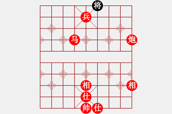 象棋棋譜圖片：棋局-4444b2N A - 步數(shù)：91 