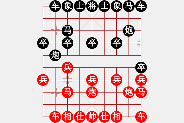 象棋棋譜圖片：1440局 A02- 邊馬局-小蟲(chóng)引擎23層(先勝)天天Ai1-2 - 步數(shù)：10 