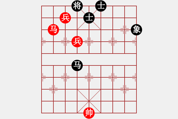 象棋棋譜圖片：馬2兵勝馬單缺象（入局局面）1 - 步數(shù)：0 