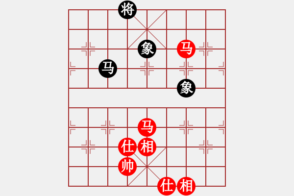 象棋棋譜圖片：230 - 雙馬高兵仕相全例和馬包雙象 - 步數(shù)：48 