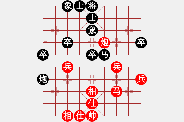 象棋棋譜圖片：小野草(1段)-和-球霸(2段) 對付支仕局 - 步數(shù)：40 