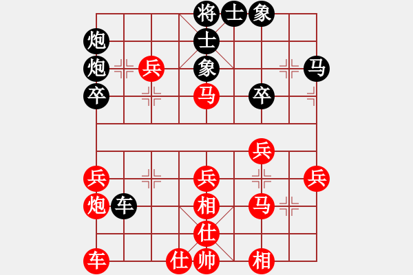 象棋棋譜圖片：雙鞭呼延灼(至尊)-勝-云中劍(月將) - 步數(shù)：40 