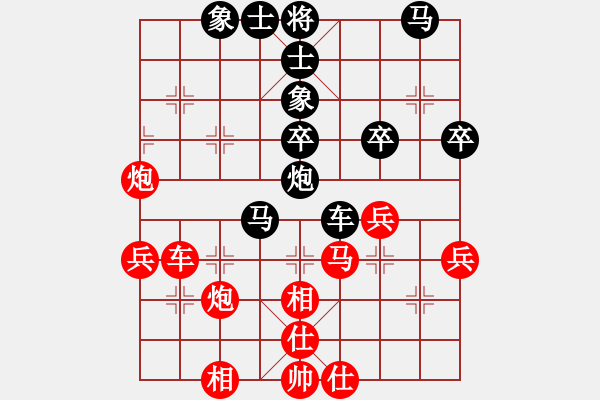 象棋棋譜圖片：任璐 先和 劉俊達(dá) - 步數(shù)：40 