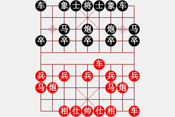 象棋棋譜圖片：秋雨[592327956] -VS- 橫才俊儒[292832991] - 步數(shù)：10 