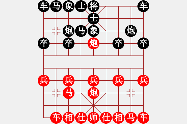 象棋棋譜圖片：飛天象執(zhí)紅 后勝 王力大師 - 步數(shù)：10 