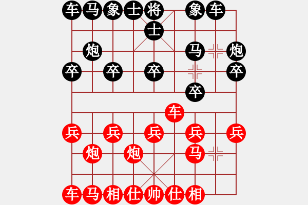 象棋棋譜圖片：反手一巴掌(3段)-勝-兔子王子(2段) - 步數(shù)：10 