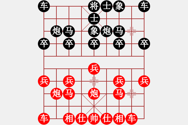 象棋棋譜圖片：彼得杯八強(qiáng)賽王明虎先勝施洋 - 步數(shù)：10 