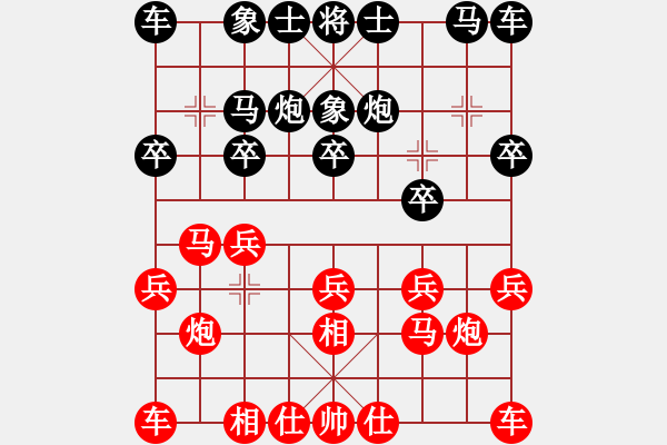 象棋棋譜圖片：葬心紅勝D-33169【仙人指路對(duì)士角炮或過宮炮】 - 步數(shù)：10 