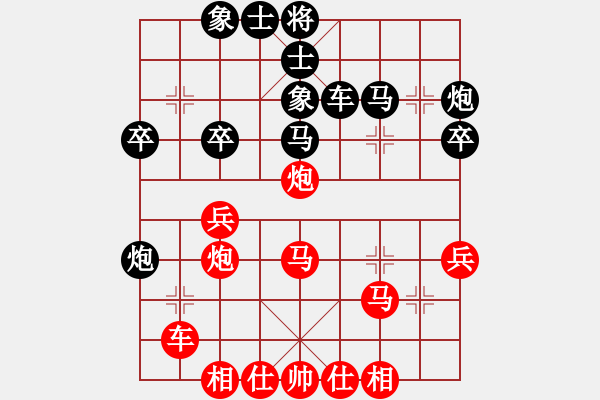 象棋棋譜圖片：錦州黃帽(6段)-負(fù)-隔斷紅塵(8段) - 步數(shù)：40 