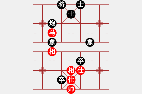象棋棋谱图片：李雪松 先和 赵剑 - 步数：170 