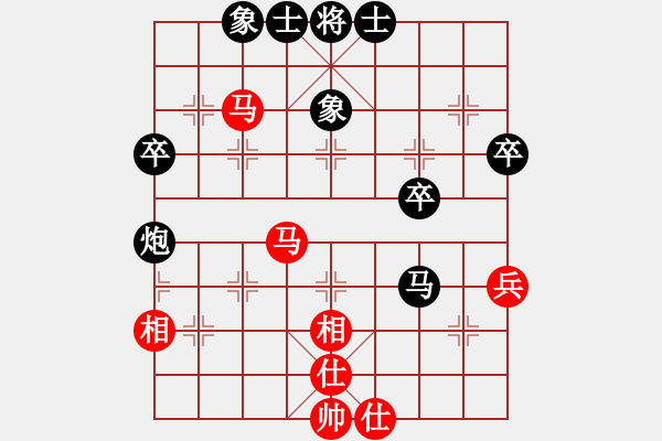 象棋棋譜圖片：中炮7兵--屏風(fēng)馬三步虎 - 步數(shù)：60 