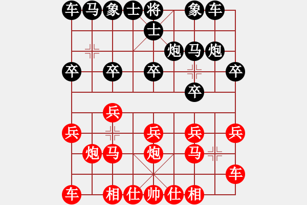 象棋棋譜圖片：舒蘭鐵公雞(7星)-負(fù)-湘南伍子豪(4星) - 步數(shù)：10 