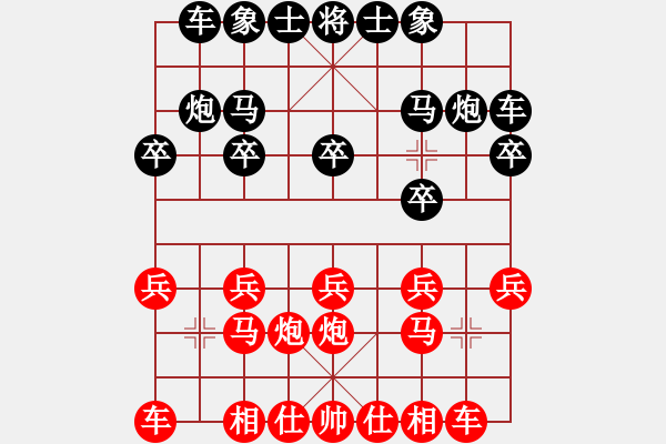 象棋棋谱图片：19930423孙树成和黄世清 - 步数：10 