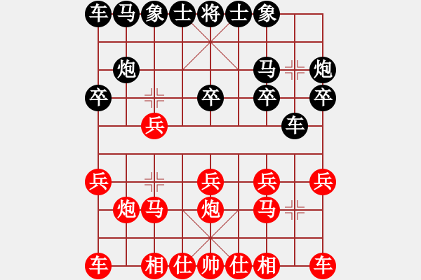 象棋棋譜圖片：昭陽(yáng)老將(3段)-勝-包頭小刀(2段) - 步數(shù)：10 