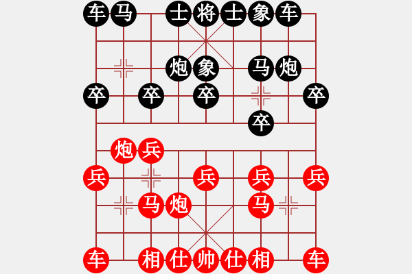 象棋棋譜圖片：上海 孫勇征 和 上海 萬春林 - 步數(shù)：10 