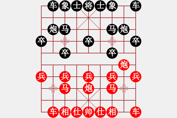 象棋棋譜圖片：661局 A04- 巡河炮局-小蟲引擎23層(2717) 先勝 陸遜(2150) - 步數(shù)：10 