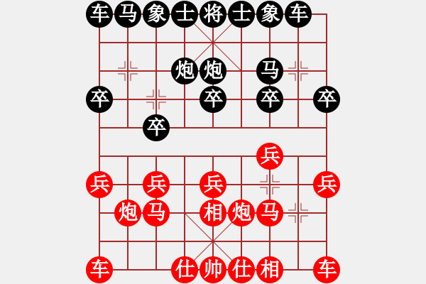 象棋棋譜圖片：第04輪 第20臺(tái) 江蘇 劉寶 先負(fù) 青島 何開曉 - 步數(shù)：10 