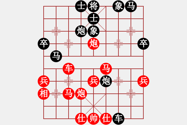 象棋棋譜圖片：94月賽2劉杰先勝張兆延1 - 步數：40 