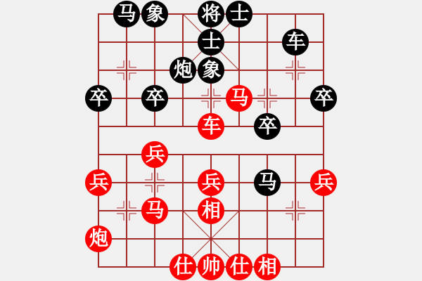 象棋棋譜圖片：百思不得棋解[575644877] -VS- 用[939108262] - 步數(shù)：40 