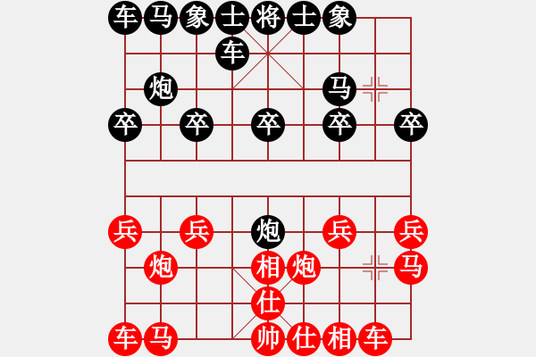 象棋棋譜圖片：曙光在前[410983776] -VS- 橫才俊儒[292832991] - 步數(shù)：10 