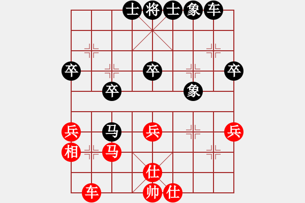 象棋棋譜圖片：本溪仙人(2段)-負(fù)-難上山啊(2段) - 步數(shù)：40 