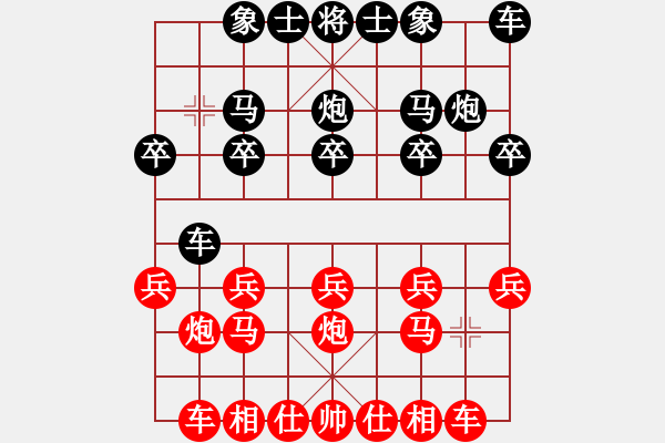 象棋棋譜圖片：獨孤劍(4段)-負-五彩(1段) - 步數(shù)：10 