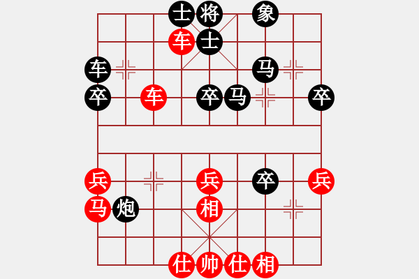 象棋棋譜圖片：花臉(9級(jí))-負(fù)-bbboy002(8級(jí)) - 步數(shù)：40 