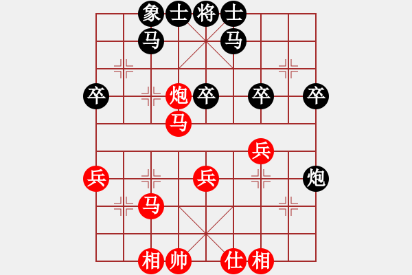 象棋棋譜圖片：四川成都懿錦控股隊(duì) 梁妍婷 勝 廣東碧桂園隊(duì) 時(shí)鳳蘭 - 步數(shù)：40 