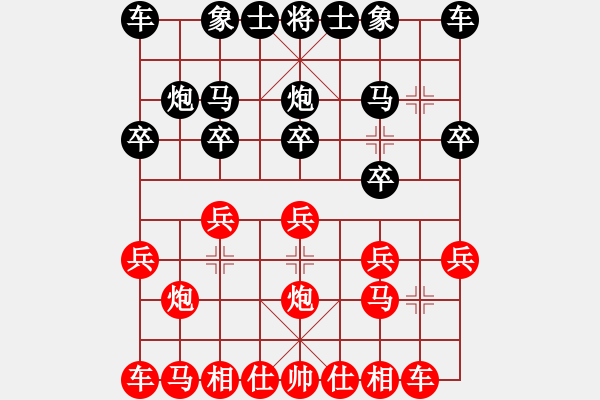 象棋棋譜圖片：廣東 陳幸琳 和 云南 趙冠芳 - 步數(shù)：10 