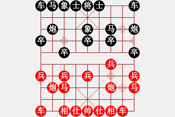 象棋棋譜圖片：仙人指路對起馬（我先勝Q(mào)Q都尉） - 步數(shù)：10 