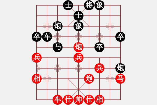 象棋棋譜圖片：北方小狼(2段)-負(fù)-圣域雙子座(3段) - 步數(shù)：40 