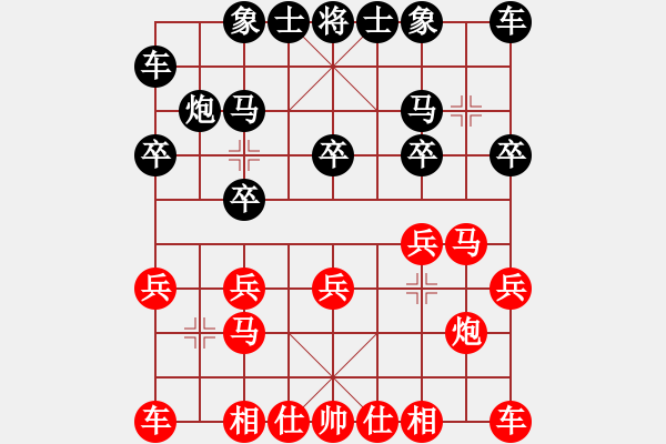 象棋棋譜圖片：起馬局(業(yè)三升業(yè)四評測對局)我后勝 - 步數(shù)：10 