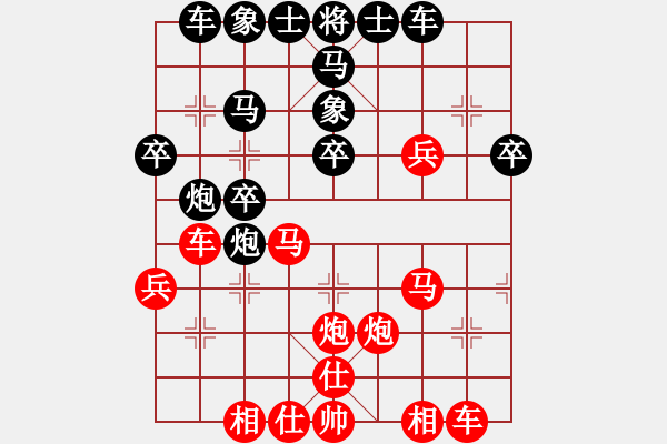 象棋棋譜圖片：紫薇花對(duì)紫微郎 勝 老岳 - 步數(shù)：30 