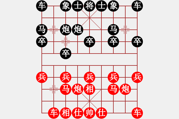 象棋棋譜圖片：黑旋風(fēng)李逵(人王)-和-騎豬去沖浪(月將) - 步數(shù)：10 