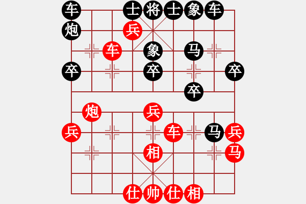 象棋棋譜圖片：dnccz(月將)-勝-純人試棋力(7段) - 步數：40 