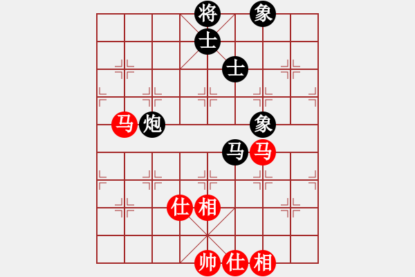 象棋棋谱图片：石相王街人(1段)-和-王清同(3段) - 步数：111 