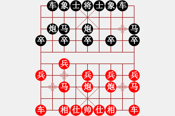 象棋棋譜圖片：雙魚座阿狄(8段)-勝-寒瘋子(5段) - 步數(shù)：10 