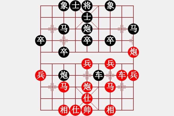 象棋棋譜圖片：北方的狼[13718664] -VS- 橫才俊儒[292832991] - 步數(shù)：28 