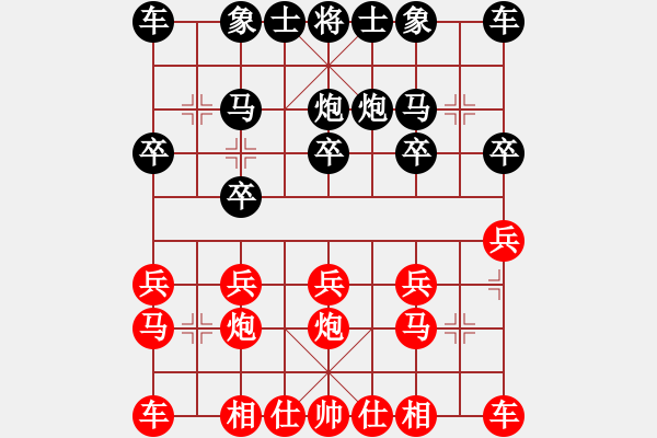 象棋棋譜圖片：四核滅華山(9星)-和-小蟲狂刀庫(kù)(9星) - 步數(shù)：10 