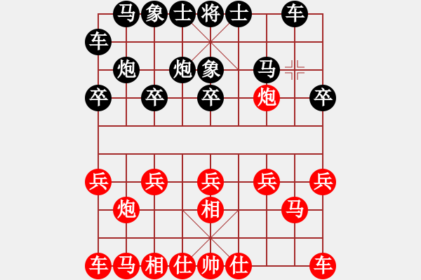 象棋棋譜圖片：大林林[紅] -VS- 雄霸天下[黑] - 步數(shù)：10 