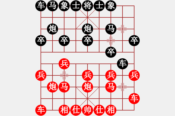 象棋棋譜圖片：玄機(jī)回車失算慘遭滑鐵盧 勁松驅(qū)炮得志一飛沖天笑 - 步數(shù)：10 