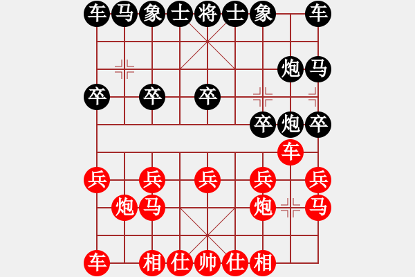 象棋棋譜圖片：聆聽象棋群視頻8強(qiáng)賽金勝躍先勝小舒蘭.pgn - 步數(shù)：10 