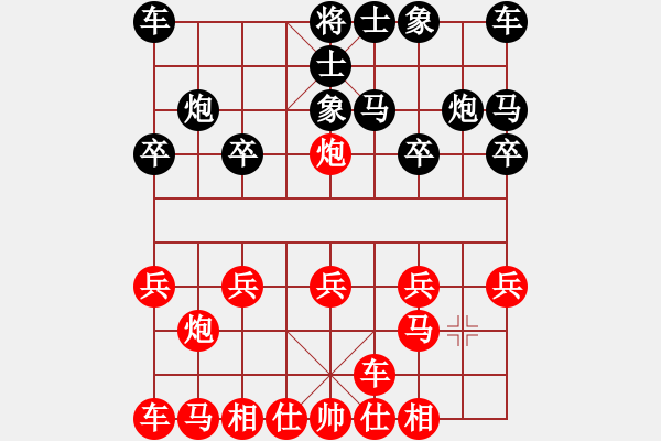 象棋棋譜圖片：橫才俊儒[292832991] -VS- GE GE[-] - 步數(shù)：10 