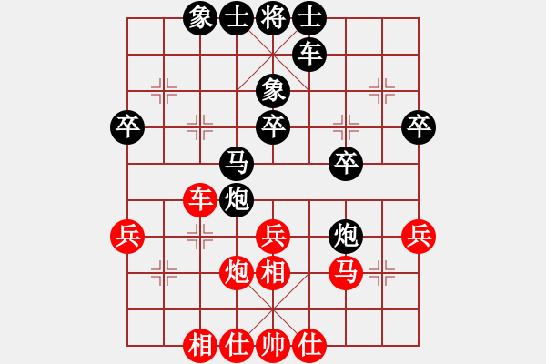 象棋棋譜圖片：吉林 劉龍 負(fù) 河北 裴曉博 - 步數(shù)：40 