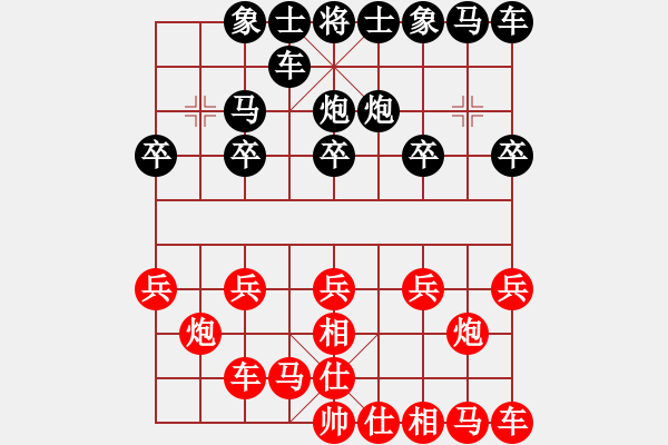 象棋棋譜圖片：xx[2547041002] -VS- 橫才俊儒[292832991] - 步數(shù)：10 